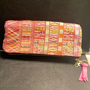 YKK tapestry clutch
